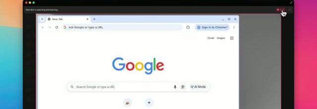 Grok Bot watching and learning a workflow in the browser